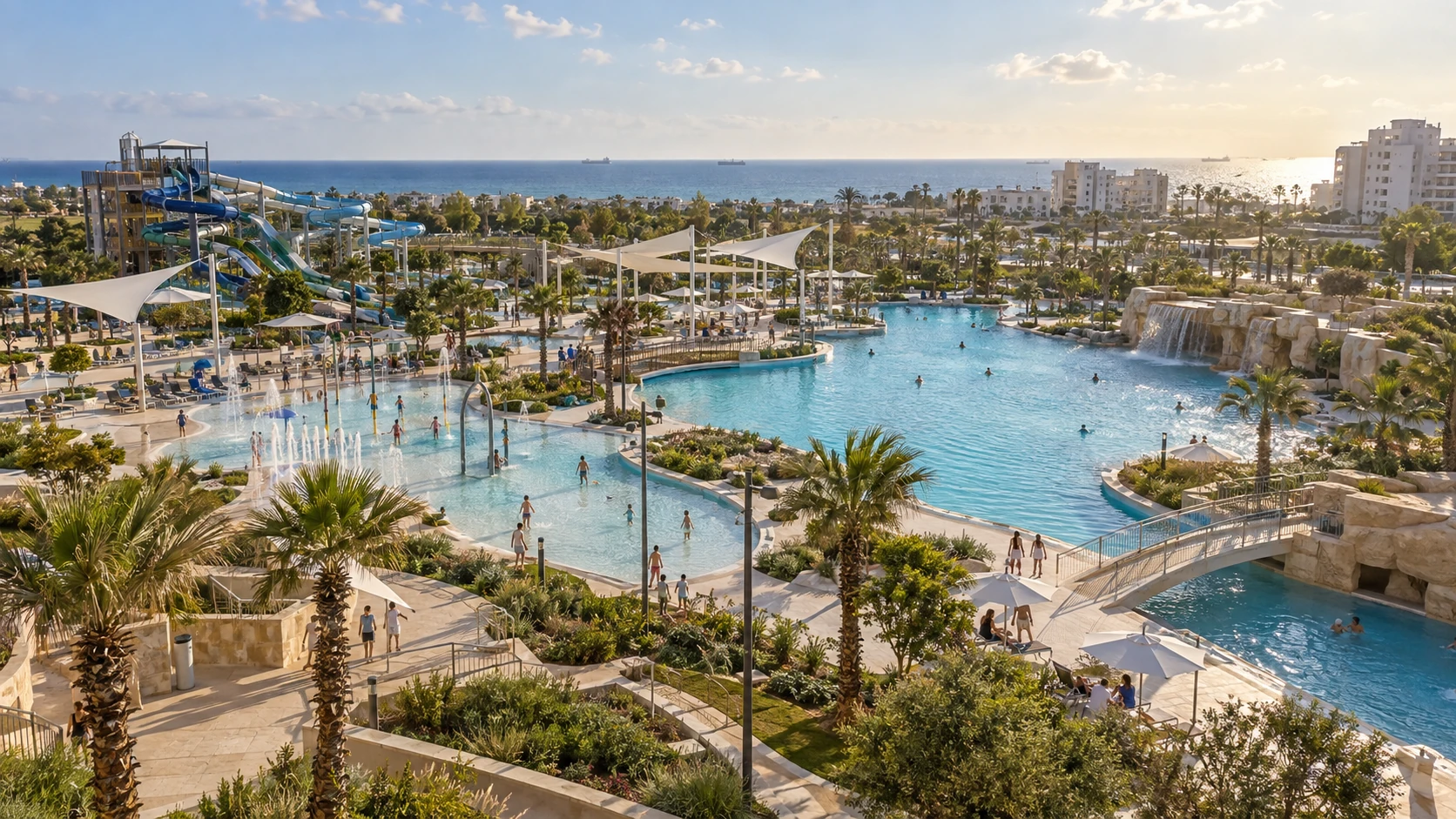תוכנית כלכלית להקמה והפעלה של פארק מים אקסטרים.